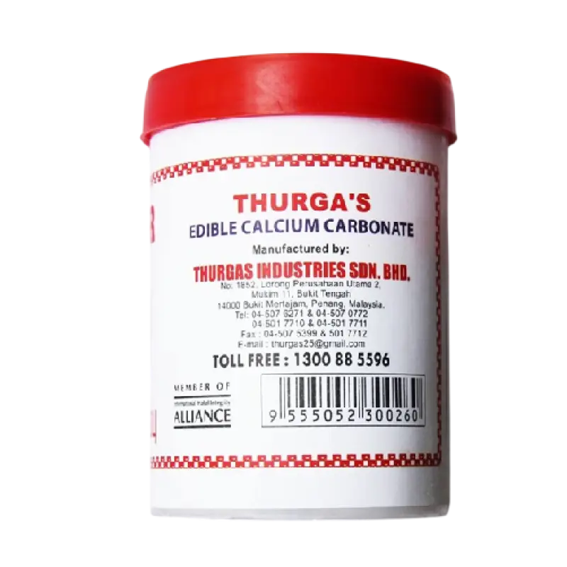 THURGA'S Edible Calcium Carbonate 180g