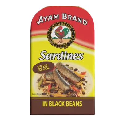 Ayam Brand Sardines In Black Beans 120g