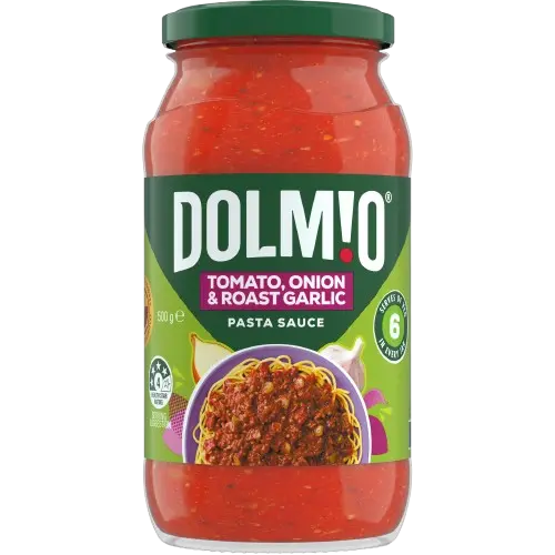 Dolmio Extra Pasta Sauce - Tomato, Onion and Roasted Garlic