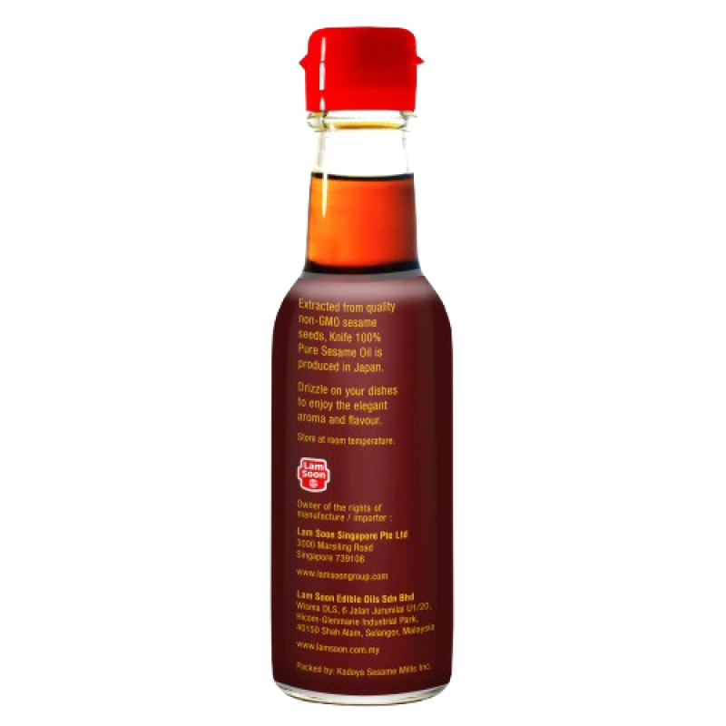 Knife Pure Sesame Oil (Goma Abura) 150ml