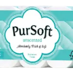 PurSoft 4 PLY Bathroom Rolls Unscented