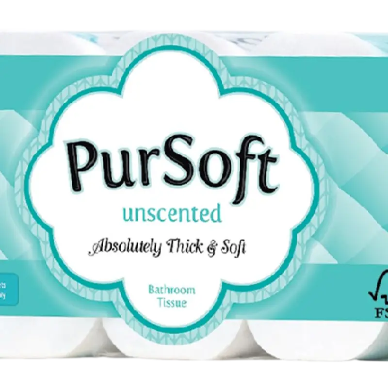 PurSoft 4 PLY Bathroom Rolls Unscented