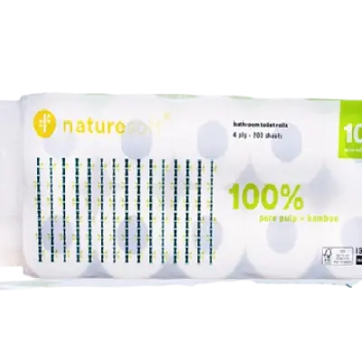 Naturesoft Bathroom Tissues 4ply Pure Pulp Bamboo 10×200’s