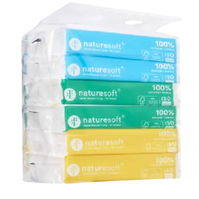 Naturesoft Facial Tissue Travel Pack