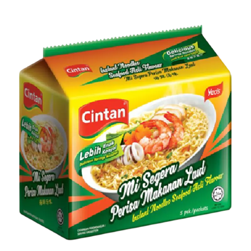 CINTAN Curry Chicken Seafood Instant Noodles 75G X 5