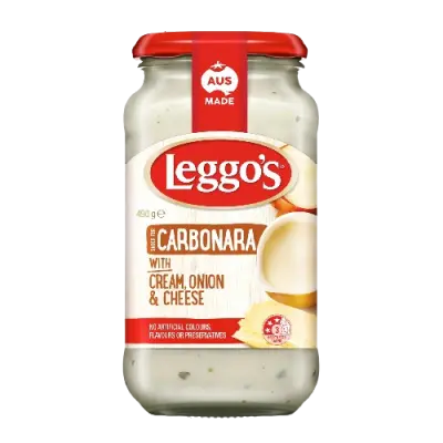 Leggo's Sauce for Carbonara with Cream, Onion & Cheese 490g