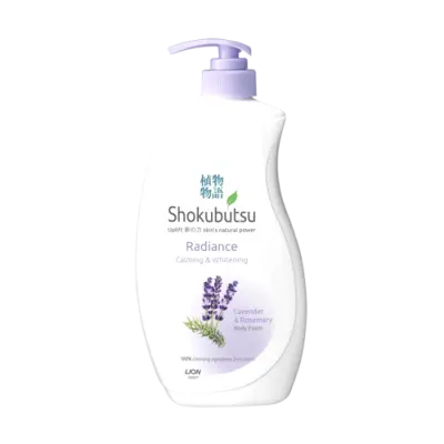 Shokubutsu Radiance Body Foam Calming & Whitening (900ml)