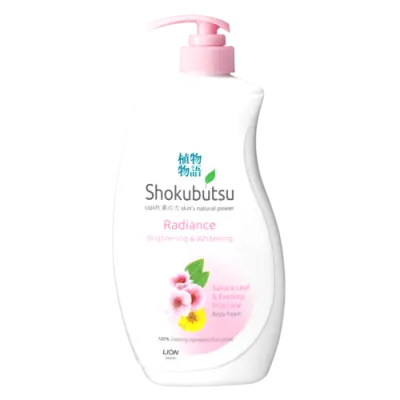 Shokubutsu Radiance Body Foam - Brightening and Whitening (900ml)