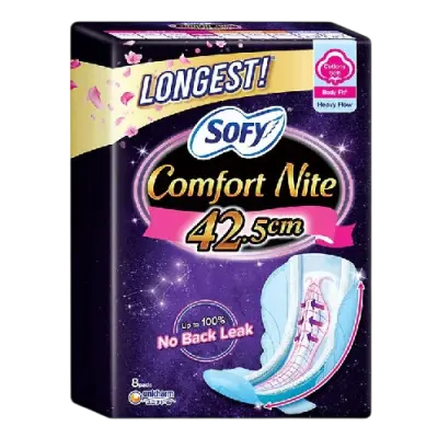 Sofy Body Fit Cottony Soft Night Wing 42.5cm