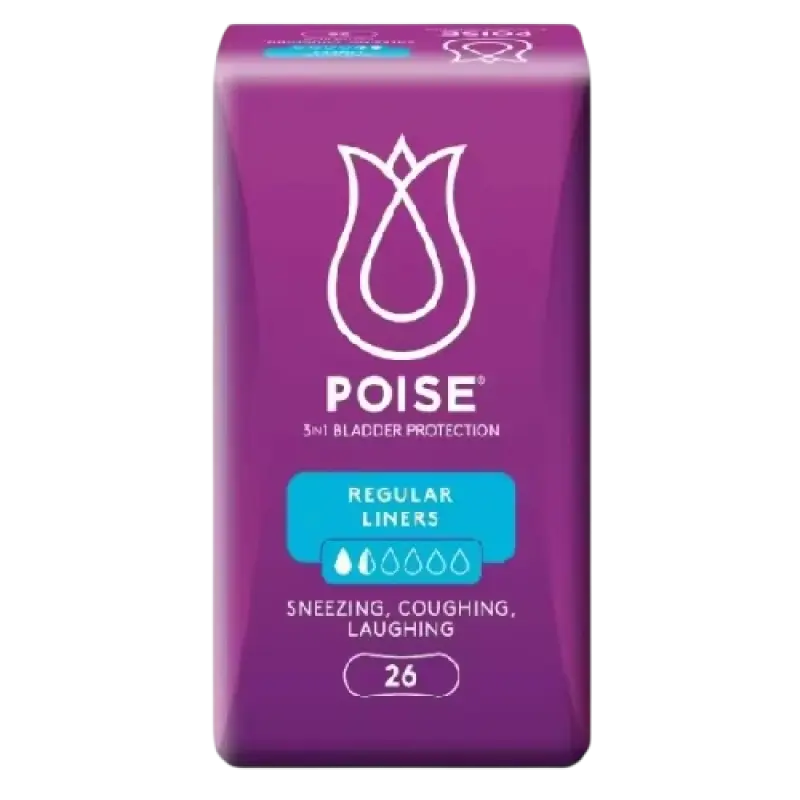 Poise Regular Liners 26 Pack