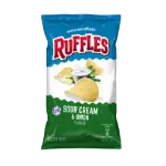 Ruffles Sour Cream and Onion Potato Chips 170g
