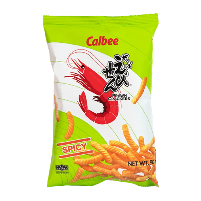 Calbee Prawn Crackers spicy