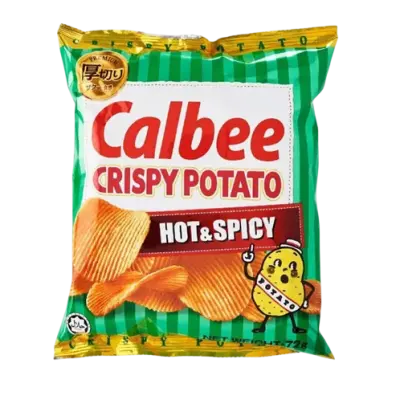 Calbee Potato Chips Hot & Spicy