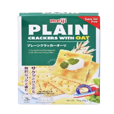 Meiji Plain Crackers Oats