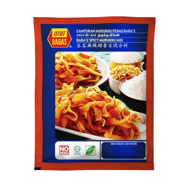 Baba's Spicy Murukku Mix 500g